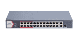 F-SW-EU426POE-V/L Неуправляемый коммутатор 24 RJ45 100M PoE с грозозащитой 6кВ
