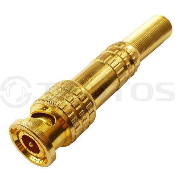 BNC разъем под винт с пружиной GOLD