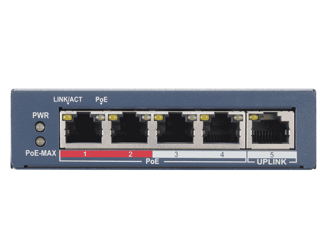 DS-S504GP Сетевой неуправляемый коммутатор