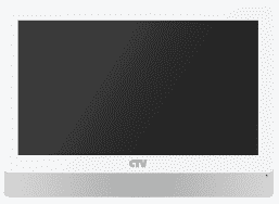 CTV-M5904AI (белый) Монитор видеодомофона с функциями AI 9"