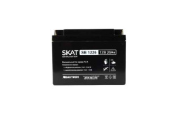 SKAT SB 1226 АКБ свинцово-кислотная тип AGM 12V 26Ач Iзар.7,8А, клеммы под болт М5