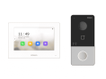 DS-D100IKWF(B) Комплект IP видеодомофона (вызывная панель + монитор)¶2Мп IP вызывная панель на одног